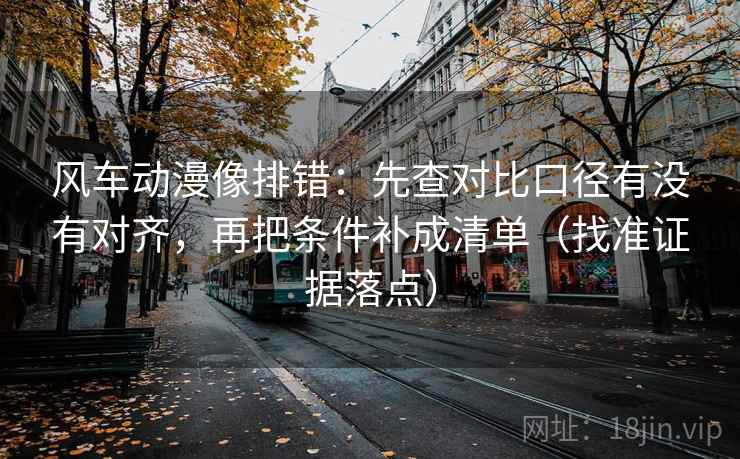 风车动漫像排错：先查对比口径有没有对齐，再把条件补成清单（找准证据落点）